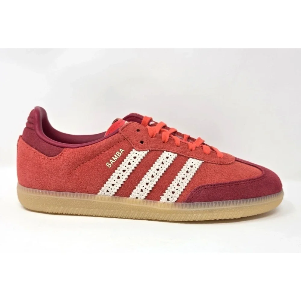 Adidas Samba OG Special Edition Valentines Day Red-JS3526-Youth‎ 5/Women's 6 NWB